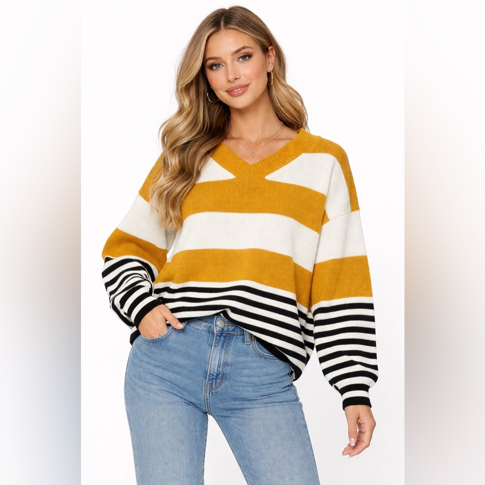 Xl no tag striped knitted